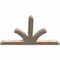 Ekena Millwork Richland Smooth Timber Gable Bracket, Douglas Fir, 72"W x 45"H x 3 1/2"D x 5 1/2"F, 15/12 Pitch GBW072X45X0406RIC00SDF - alternate 2
